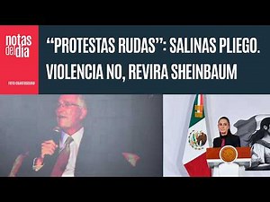 Salinas Pliego threatens "rough protests." The President warns him: NO violence