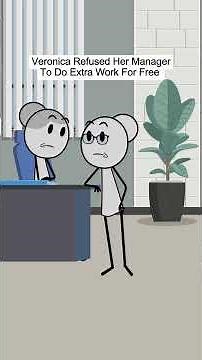 Veronica Refused Her Manager To Do Extra Work For Free #animation #corporate #manager #comedy