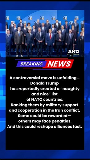 “Good vs Bad Allies?” Trump’s NATO List Sparks Tension