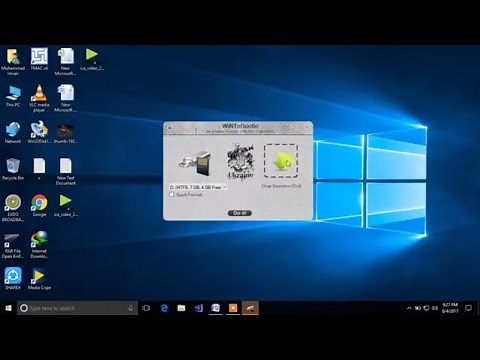how to make windows 10 bootable usb by wintobootic