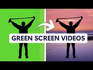 How to use the green screen video editor
