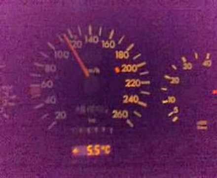 mercedes r129 sl600 v12 394hp 0-200km/h Acceleration