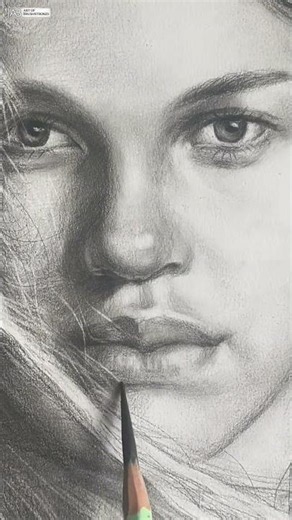 The Ideal Self | Engineering an Uncompromising Self-Portrait in Pencil #pencilsketch