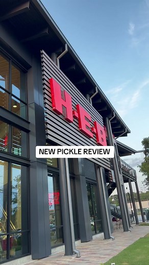 ⭐️ PICKLE REVIEW⭐️HEB TEXAS BBQ PICKLES #pickles #foodreview #mukbang