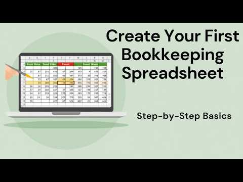How to Create a Simple Bookkeeping Spreadsheet