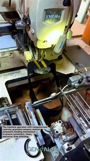 High Speed Industrial Elastic Sewing System #manufacturing