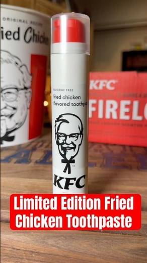 Limited Edition KFC Fried Chicken Toothpaste