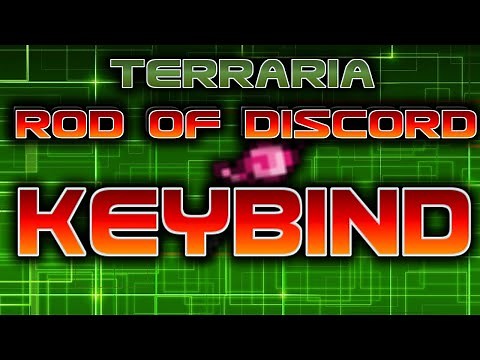 Terraria - Tips & Tricks! Rod of Discord KEYBIND Tutorial