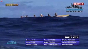 Shell Va'a est actuellement en tête de la Molokai Hoe. Suivez la course en direct sur votre chaîne TNTV !! | TNTV Tahiti Nui Télévision