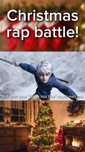 christmas jack frost rap battle! #shorts #fyp #christmas #christmasmusic #rap #rapbattle