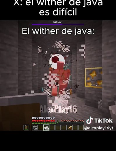 The Java Wither Challenge in Minecraft