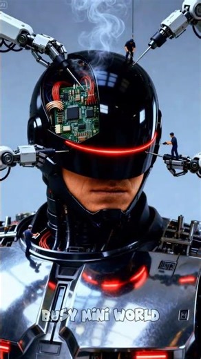 From Steel to the Shadow: The Best Robocop Transformation 👨‍🔧#Shorts #ViralShorts #Robocop #AIArt