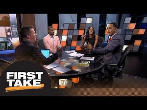 First Take debates Charles Barkley's stance on NBA titles vs. 'super teams' | First Take | ESPN