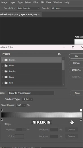 How to Create a Gradient Background in Adobe Photoshop #graphicdesign