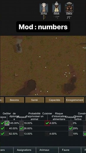 NUMBERS a mod to learn everything about your settlers and compare them on #rimworld #tutorial #ti...