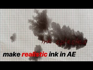 Easy Realistic Ink In After Effects