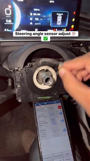 Rohail auto electrician786 on Instagram: "How to Steering angle sensor adjust 💯 ✅ #fblifestyletyle @highlight"