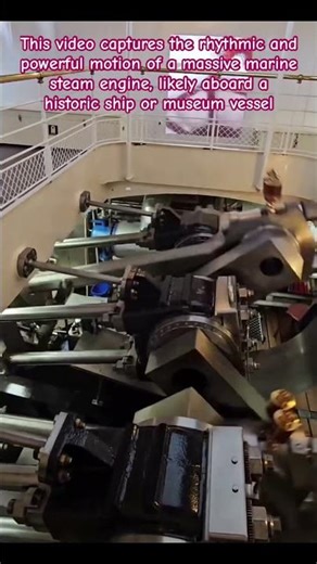 The Heartbeat of the Ocean: Historic Marine Steam Engine in Motion #SteamEngine #MarineEngineering