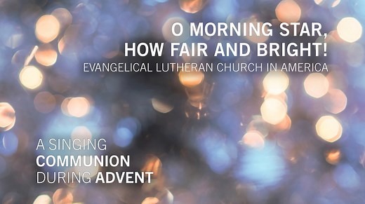 The #LWFAdvent calendar takes us to the Evangelical Lutheran Church in America (ELCA) performing "O Morning Star, How Fair and Bright!" This hymn was sung during worship as part of the ELCA’s Churchwide Assembly, “Embody the Word,” held in Columbus, Ohio in August 2022. As communion distribution ended, the focal point of the service moved to the baptismal font. Beginning with a procession to the font complete with flying doves, the assembly sings as they prepare to be sent out for their final pl