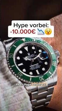 "Uhren sind ein Top Investment!"🤡 #uhren #rolex #submariner #shorts