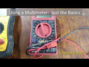 Using a Multimeter: Just the Basics