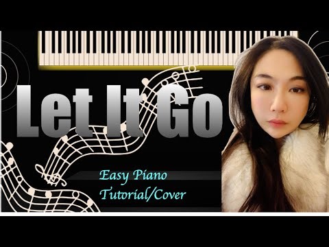 Let It Go PIANO Easy Slow Short Tutorial