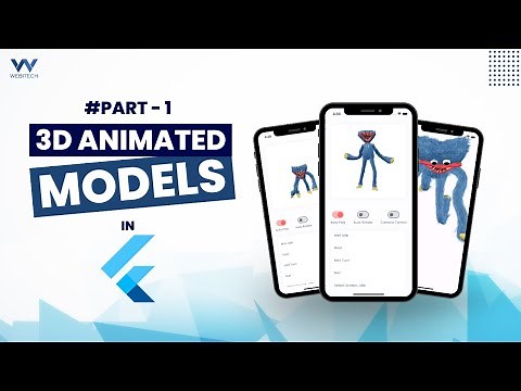 Add 3D Animated Models in Flutter in 10 Minutes! | Flutter Animation Tutorial
