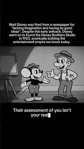 Lesson 58: Walt Disney's Firing #shorts