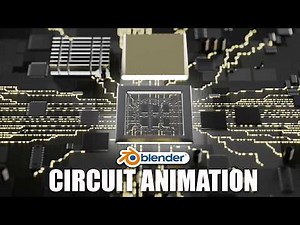Easy Processor Animation in Blender | Tutorial #shorts #blender3d