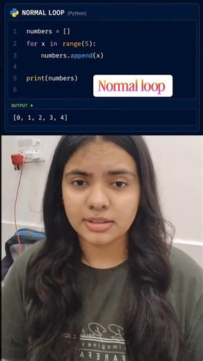 Normal Loop vs List Comprehension ⚡🐍 #youtube #shorts #python