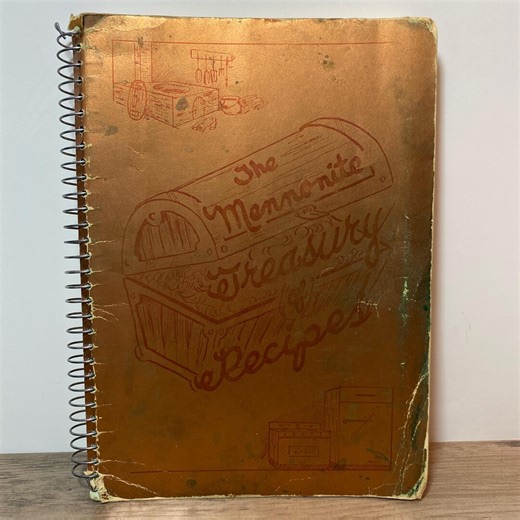 The Mennonite Treasury of Recipes 1964 Softcover Ring Bound Cookbook 6th Printing, Steinbach Manitoba, Vintage Canadian Recipe Book - Etsy