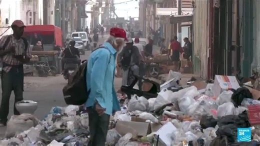 Rubbish piles up in Havana as Cuba's fuel crisis hits garbage trucks