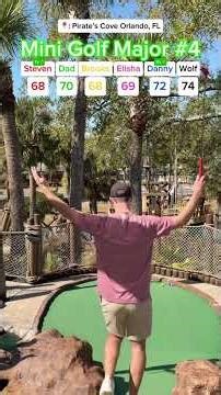 Mini Golf Major #4 ROUND 2, 18 holes (Hole 14) #golf #minigolf #puttputt #golfer #viral #sports