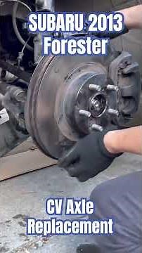 DIY- Subaru Forester CV Axle Replacement, CV Joint Change, #subaru #forester #diy