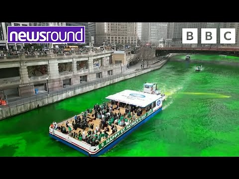Unusual toys, a green river and an otter on the loose | Strange News | Newsround