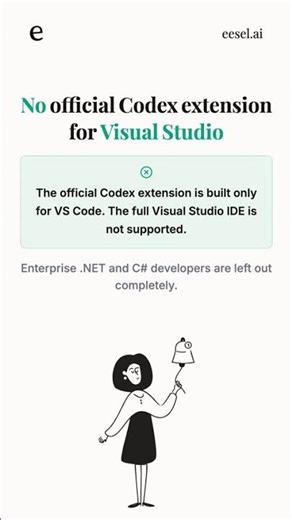 OpenAI Codex with Visual Studio: 2026 guide to what's possible #Shorts