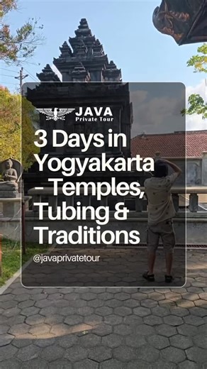 Java Private Tour on Instagram: "Three days, two travelers, one unforgettable Yogyakarta journey! Temples, tubing, cycling, and street food — all with smiles, stories, and laughter along the way #JavaPrivateTour #ExploreJava #YogyakartaAdventure #PrivateTripIndonesia #TravelYourWay"
