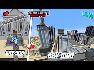 I Survived 1000 Days in Desert Only World in Minecraft Hardcore (Hindi)