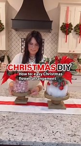 7.8K views · 21 reactions | Easy Peppermint Christmas Centerpiece!...