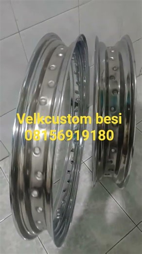 velg motor custom bisa request ukuran #velkcustom#velkbesi