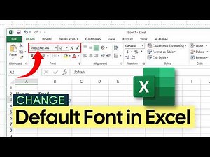 How to Change Default Font in Microsoft Excel