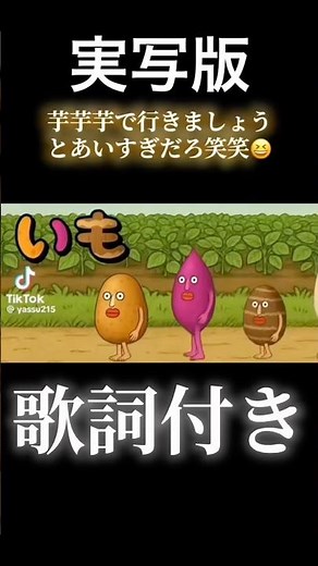 実写版芋歌詞付き♯芋♯マエスケ♯実写版♯面白い♯おすすめ♯流行り