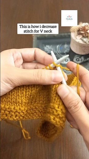 Decrease stitches for beginners step by step #knitting #beginners