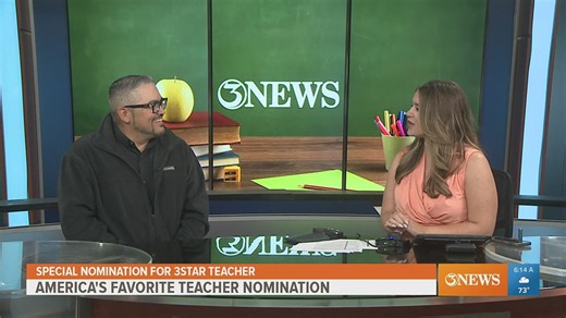 Coastal Bend man nominated for America's Favorite Teacher