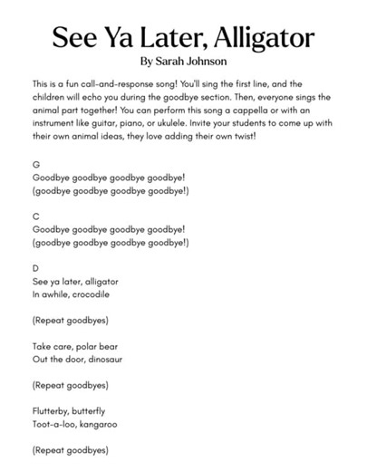 Preschool Goodbye Songs – 2 Original Songs   Videos