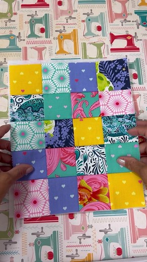 Reel Sew along Day 1 Today we are making the panel! You will need to cut down your squares and press them to the fusible side of the interfacing. Once they are pressed, you sew the rows! Sew one side of rows first, all going the same direction. Snip at each intersection, but be careful not to snip into the stitching. Press all rows. Then fold the other side rows and sew. Add your fusible fleece and lining fabric. Machine quilt through all 3 layers as desired. Come back tomorrow for day 2! All of