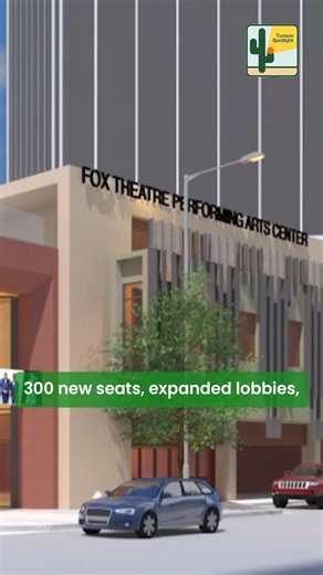 Tucson Spotlight on Instagram: "The Fox Tucson Theatre is getting a major upgrade 🎭🏛️ Tucson’s mayor and council unanimously approved the Vision 2030 plan, expanding and modernizing the historic venue while keeping its historic designation intact. The project includes demolishing the adjacent building on Stone Ave., adding 300 new seats, expanded lobbies, upgraded bars and concessions, new elevators, more accessible restrooms, a second entrance, and a new drop-off zone 🚧 Developed over two ye