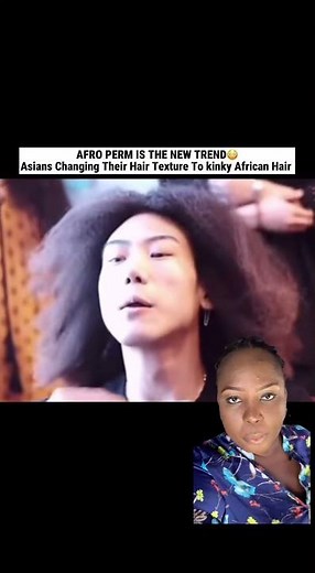 AFRO PERM TREND.Asians Are Changing Their Hair Texture To African kinky 4c Hair😳😳