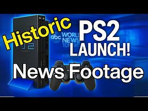 PS2 Launch Night News Footage | Nostalgic Retro Gaming History