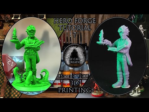 Heroforge Tutorial #7, 3d Printing